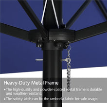 Load image into Gallery viewer, Renwick 13 FT Triple-Size Extra Large Patio Umbrella with Crank, Navy Blue