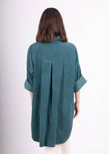 Load image into Gallery viewer, Long Velvet Botton Down Shirt