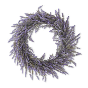24 Inch Purple Lavender Wreath