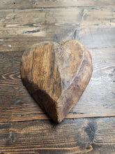 Load image into Gallery viewer, Heart Shaped Wood Bowls