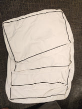 Load image into Gallery viewer, Cream and Black Outdoor Cushion Covers