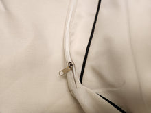 Load image into Gallery viewer, Cream and Black Outdoor Cushion Covers