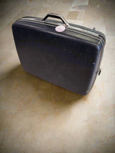 Load image into Gallery viewer, Large Dark Blue Samsonite Suitcase