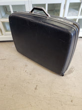 Load image into Gallery viewer, Large Dark Blue Samsonite Suitcase