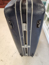 Load image into Gallery viewer, Large Dark Blue Samsonite Suitcase