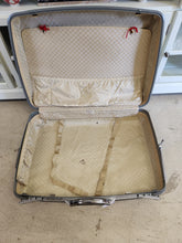 Load image into Gallery viewer, Large Dark Blue Samsonite Suitcase