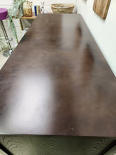 Load image into Gallery viewer, Brown and Gold Wood Buffet Cabinet