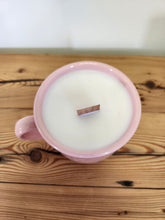 Load image into Gallery viewer, Scented Candle in Pink Tea Cup