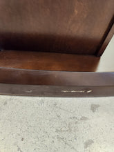 Load image into Gallery viewer, CLEARANCE Manhattan Wooden Oval Glass Top Dining Table