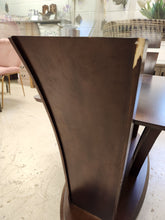 Load image into Gallery viewer, CLEARANCE Manhattan Wooden Oval Glass Top Dining Table