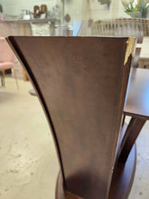 Load image into Gallery viewer, CLEARANCE Manhattan Wooden Oval Glass Top Dining Table