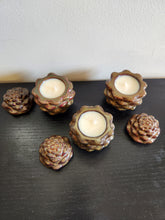 Load image into Gallery viewer, Scented Candle in Ceramic Pinecone Holder