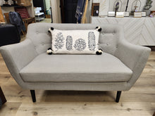 Load image into Gallery viewer, Modern Gray Fabric Loveseat