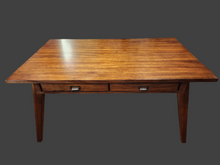 Load image into Gallery viewer, Wood Dining Table w/ 4 Drawers