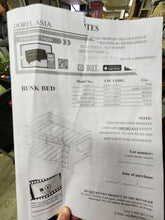 Load image into Gallery viewer, Espresso Wood Twin Bunk Bed