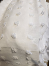 Load image into Gallery viewer, Set of 2 White Puff Ball Curtains