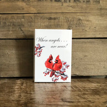 Load image into Gallery viewer, Cardinals On A Gold Tone Branch Necklace