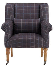 Load image into Gallery viewer, Plaid Merritt Accent Armchair