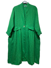 Load image into Gallery viewer, Long Linen Jacket