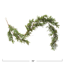 Load image into Gallery viewer, Faux Boxwood & Pine Garland