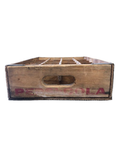 Load image into Gallery viewer, Vintage Pepsi Cola Wood Crate – 24 Bottle Display