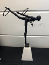 Load image into Gallery viewer, Acrobat with hoops sculpture