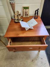 Load image into Gallery viewer, Square Wooden Side Table