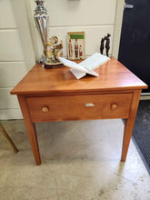 Load image into Gallery viewer, Square Wooden Side Table