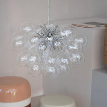 Load image into Gallery viewer, Glass and Metal Pendant Lamp