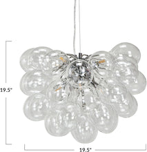 Load image into Gallery viewer, Glass and Metal Pendant Lamp