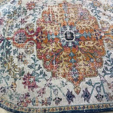 Load image into Gallery viewer, Decorative Oval Rug & Rug Pad