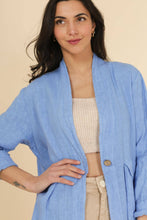 Load image into Gallery viewer, Long Linen Jacket