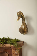 Load image into Gallery viewer, Charlie Goose Head – Elegant Brass Wall Decor