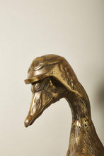 Load image into Gallery viewer, Charlie Goose Head – Elegant Brass Wall Decor