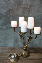 Load image into Gallery viewer, Eric Rabbit Brass Candleholder
