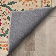 Load image into Gallery viewer, 5x7 Apollo Suzani Vintage Floral Beige Flat-Weave Area Rug