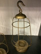 Load image into Gallery viewer, Metal Hanging Candle Lantern
