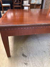 Load image into Gallery viewer, Vintage Warm Mahogany Square Coffee Table