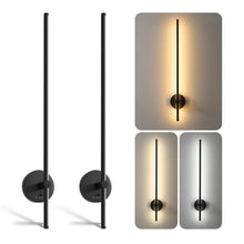 Load image into Gallery viewer, Betti Dimmable Aluminum LED Wall Sconce with 350 Degree Rotation (Set of 2)