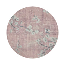 Load image into Gallery viewer, Blossom Fantasia Vegan Leather Round Pebble Placemat (Set of 4)
