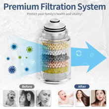 Load image into Gallery viewer, Chrome High Pressure Magnetic Dual Shower Head & Handheld Combo With Filter