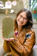 Load image into Gallery viewer, Velvet Edged Wall Mirrors with Hangers