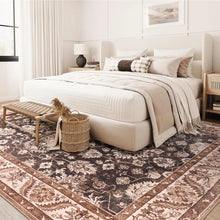 Load image into Gallery viewer, Fillender Washable Floral Soft Rug