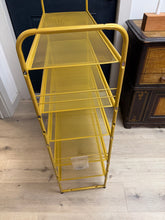Load image into Gallery viewer, Gold Mesh Shoe Rack