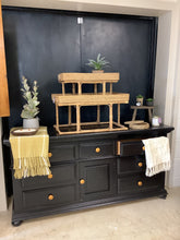 Load image into Gallery viewer, CLEARANCE Black pine Broyhill dresser
