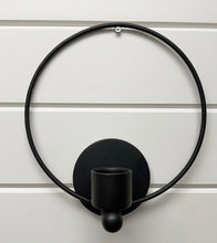 Load image into Gallery viewer, Minimalist Matte Black Geometric Wall Sconce