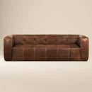 Load image into Gallery viewer, Poly & Bark Capa 96.5" Leather Sofa