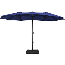 Load image into Gallery viewer, Renwick 13 FT Triple-Size Extra Large Patio Umbrella with Crank, Navy Blue