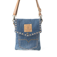 Load image into Gallery viewer, Dahlia Denim Crossbody Bag