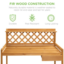 Load image into Gallery viewer, Wooden Garden Potting Bench Workstation